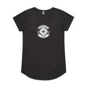 Ladies Mali Tee White Logo